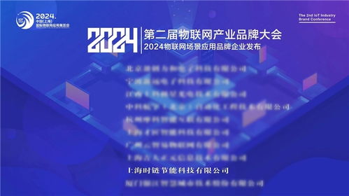 喜报︱时链科技荣获 2024物联网场景应用品牌企业